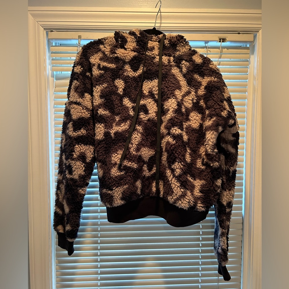 Zella Fuzzy Camo Hoodie - Picture 1 of 2